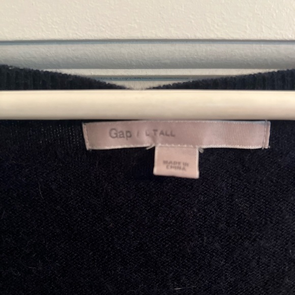 Navy Blue with sequined sleeves sweater - Picture 2 of 4